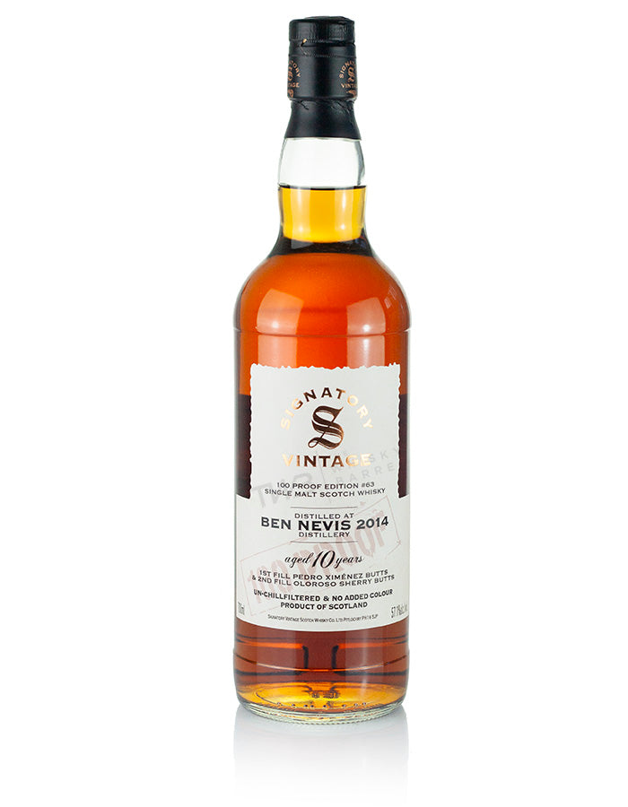 ベン・ネヴィス 10年 2014 シグナトリー 100プルーフ エディション #63