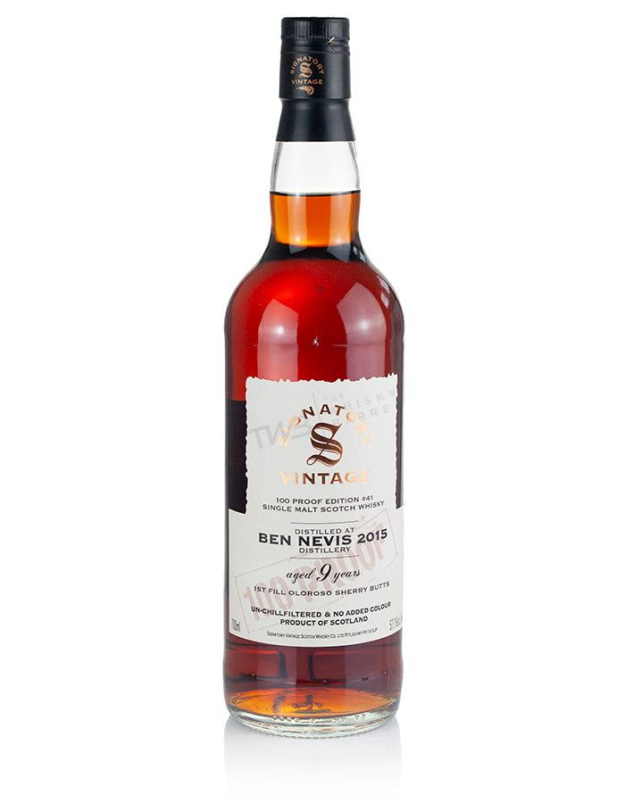 Ben Nevis 9 Year Old 2015 Signatory 100-Proof Edition #41