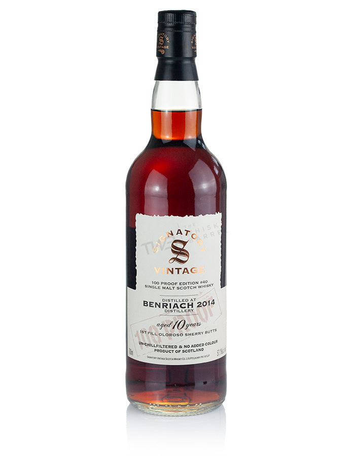 ベンリアック 10年 2014 シグナトリー 100プルーフ エディション #40