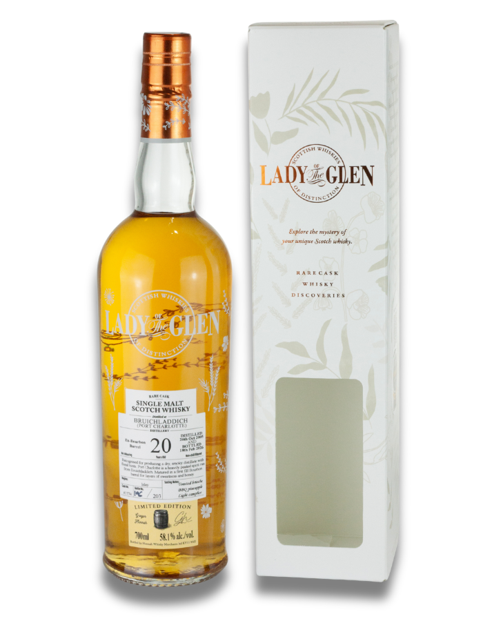 Bruichladdich Port Charlotte 20 Year Old 2005 Lady of the Glen