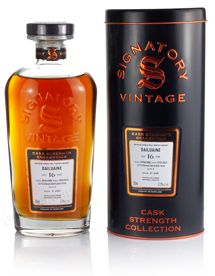Dailuaine 16 Year Old 2008 Signatory Cask Strength