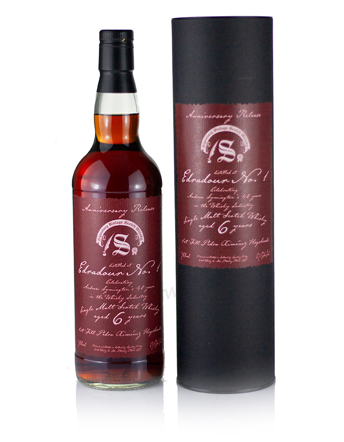 Edradour No.1 6 Year Old PX Sherry Andrew Symington 40th Anniversary Release