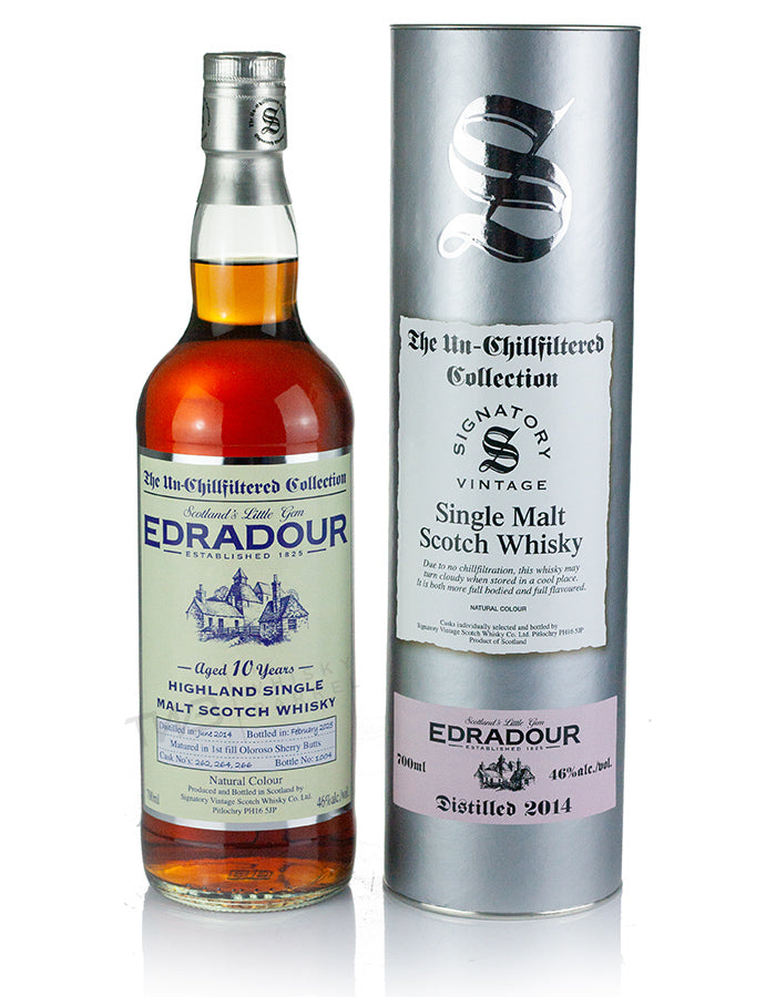 エドラダワー 10年 2014 シグナトリー ノンチルフィルタード