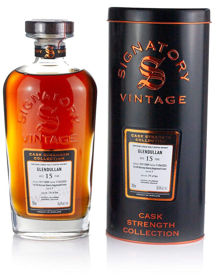 Signatory Vintage Cask Strength Collection Glendullan 15 Year Old 2009