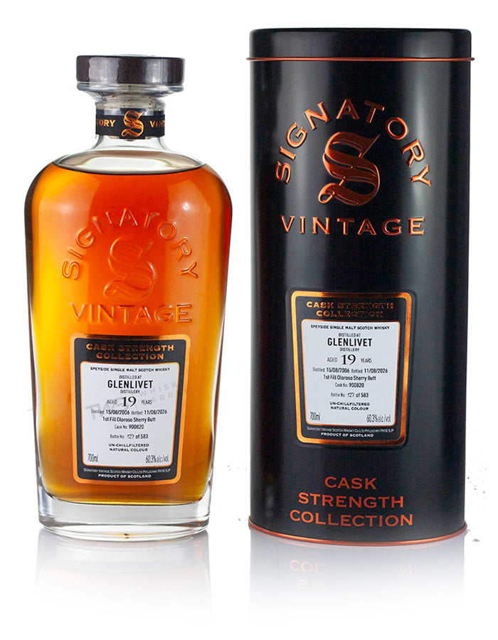 Glenlivet 19 Year Old 2006 Signatory Cask Strength