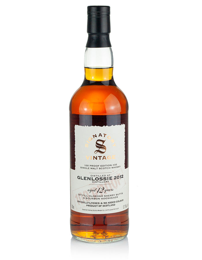 グレンロッシー 12年 2012 シグナトリー 100プルーフ エディション #35