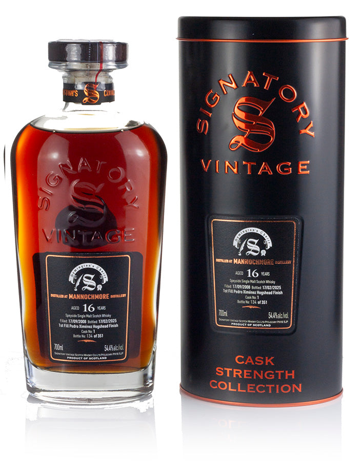 マノックモア 16年 2008 シグナトリー シミントンズ チョイス