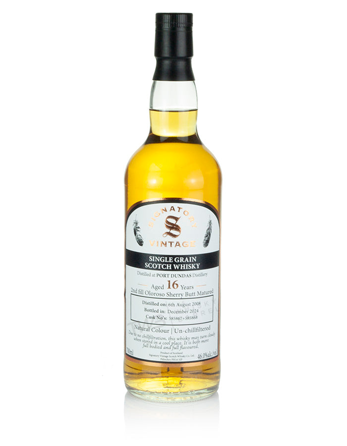 Port Dundas 16 Year Old 2008 Signatory Un-Chillfiltered