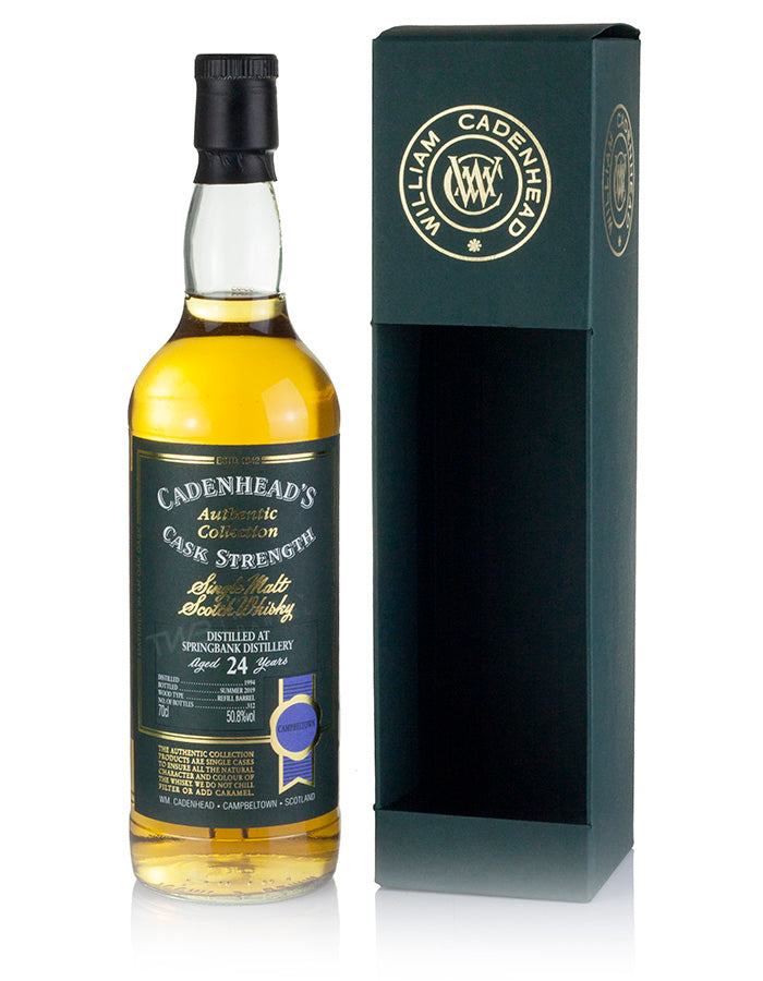 スプリングバンク 24年 1994 ケイデンヘッド オーセンティック カスクストレングス