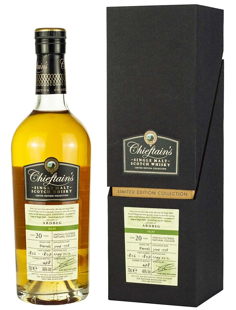 Ardbeg 20 Year Old 1998 Chieftain's