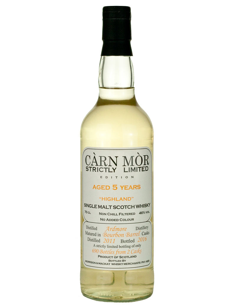Ardmore 5 Year Old 2011 Carn Mor Strictly Limited