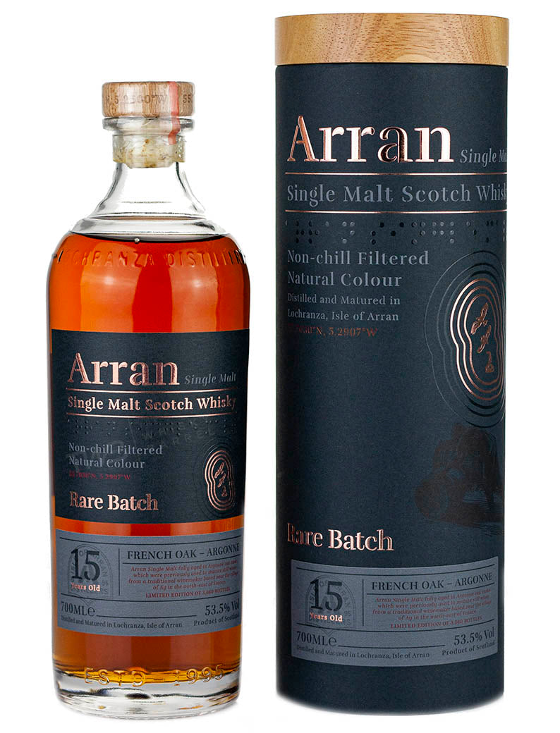 Arran 15 Year Old Rare Batch French Oak Argonne (2021)