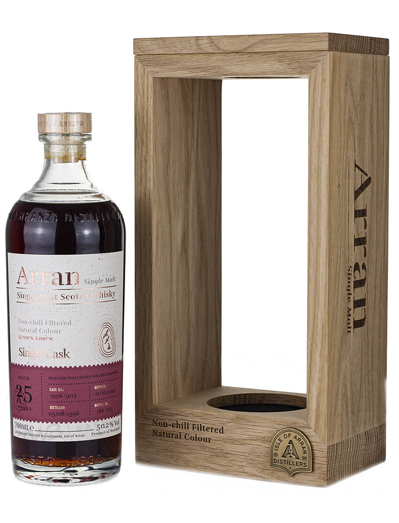 Arran 25 Year Old 1996 UK Single Cask