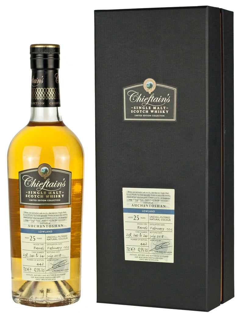 Auchentoshan 25 Year Old 1993 Chieftan's