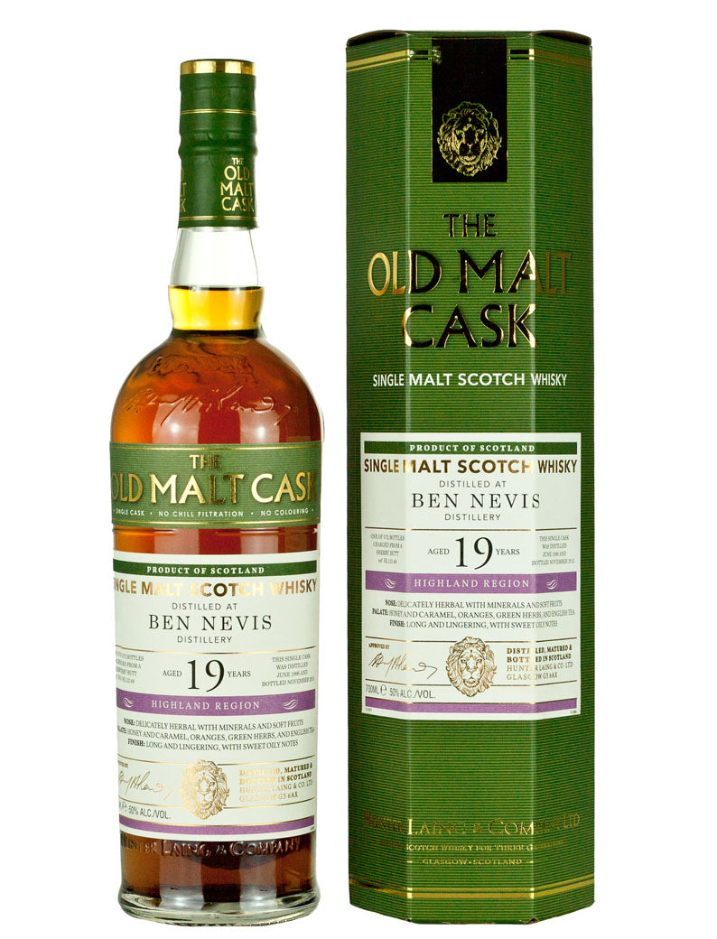 ベン・ネヴィス 19年 1996 オールドモルトカスク