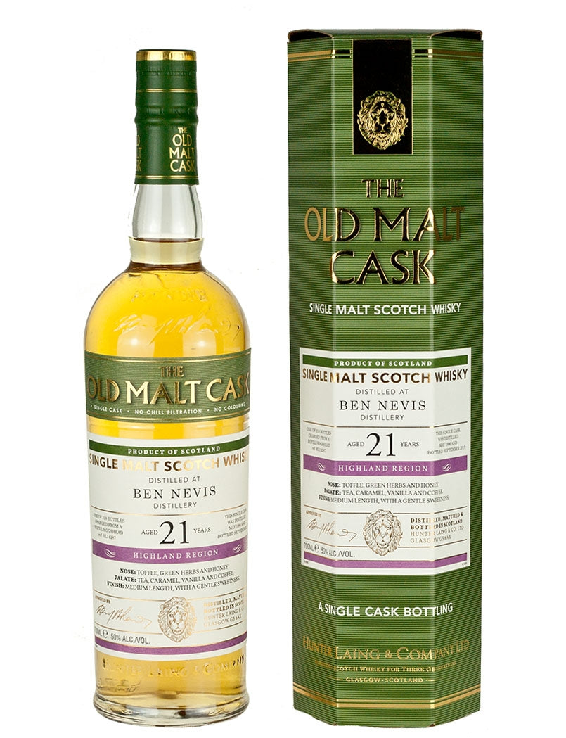 ベン・ネヴィス 21年 1996 オールドモルトカスク