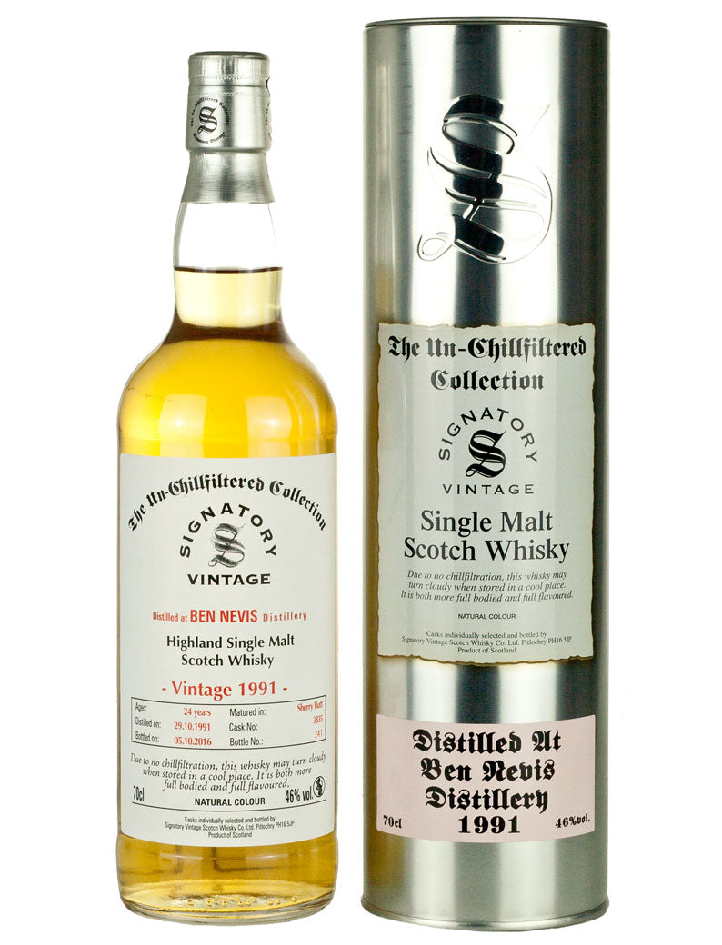 ベン・ネヴィス 24年 1991 アンチルフィルタード