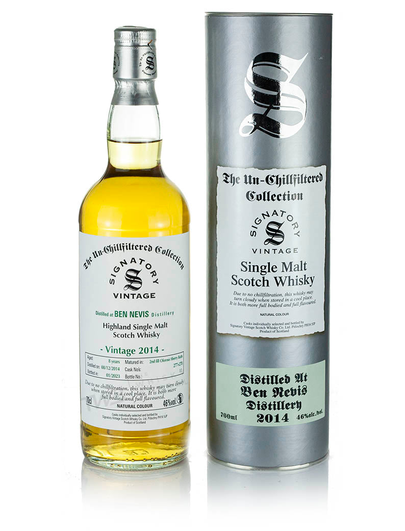 ベン・ネヴィス 8年 2014 シグナトリー ノンチルフィルタード