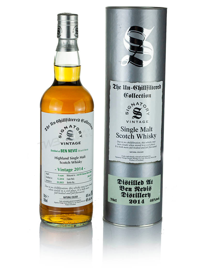 ベン・ネヴィス 8年 2014 シグナトリー ノンチルフィルタード