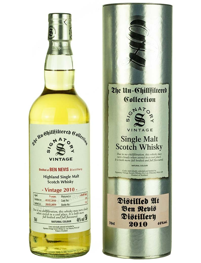 ベン・ネヴィス 9年 2010 シグナトリー ノンチルフィルタード