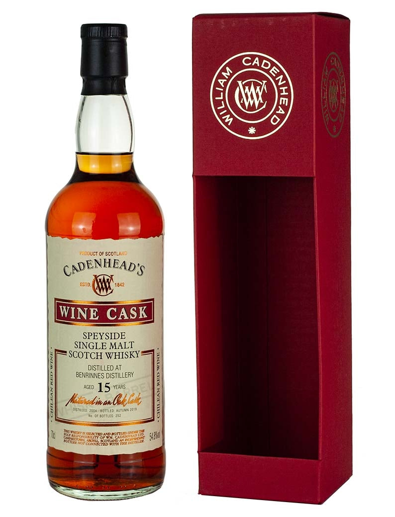 ベンリネス 15年 2004 カデンヘッド ワインカスク