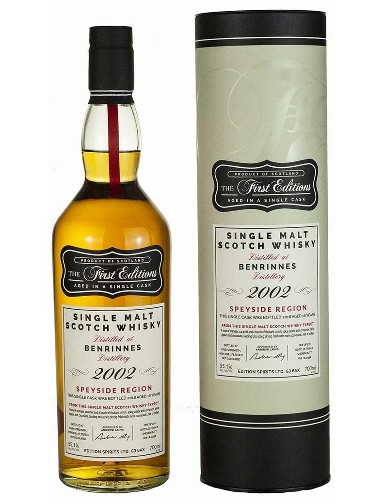 Benrinnes 16 Year Old 2002 First Editions