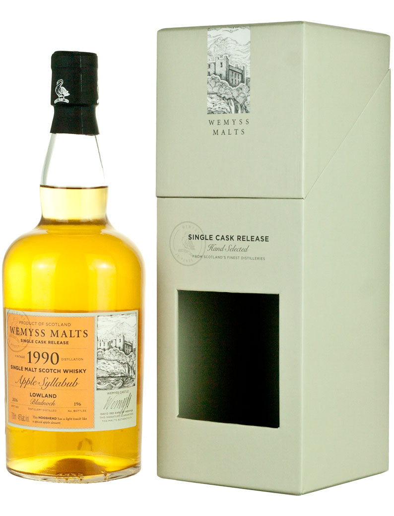 ブラッドノック 26年 1990 アップルシラバブ ウェミス