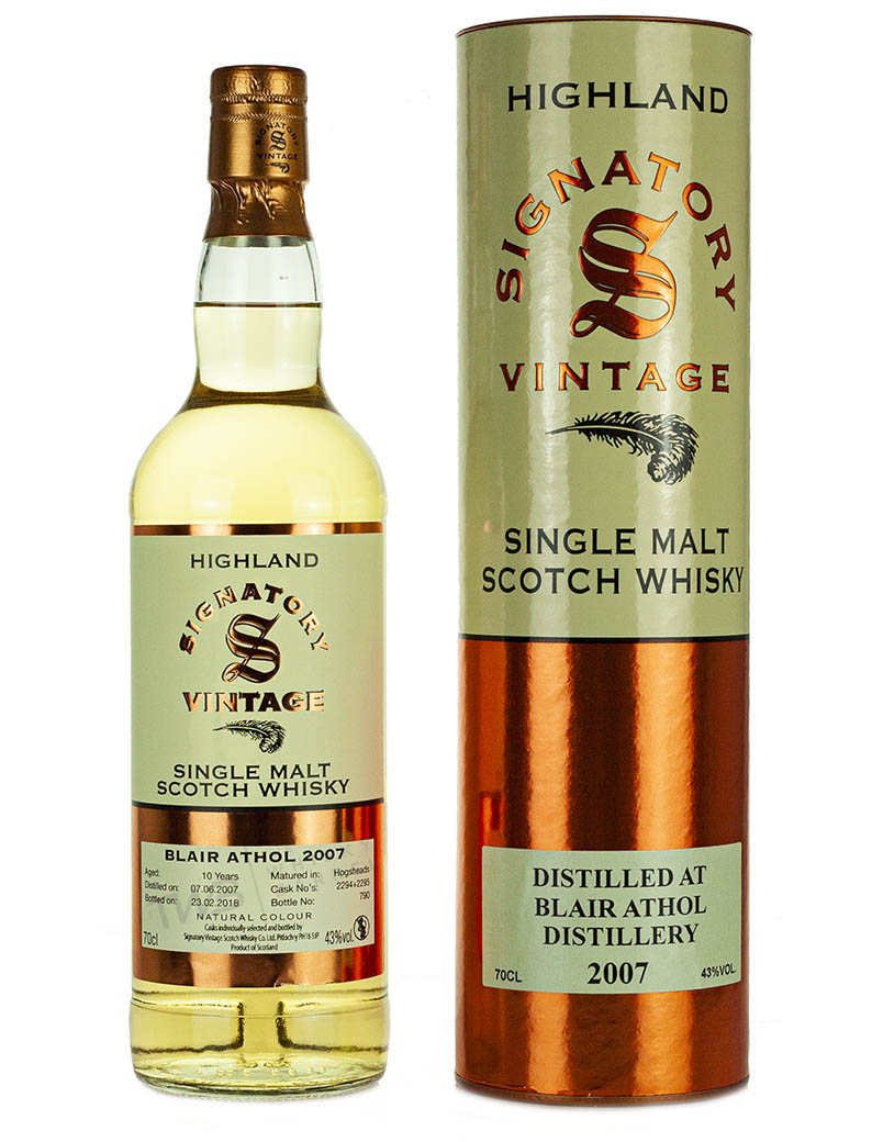 ブレアアソール 10年 2007 シグナトリー ハイランド