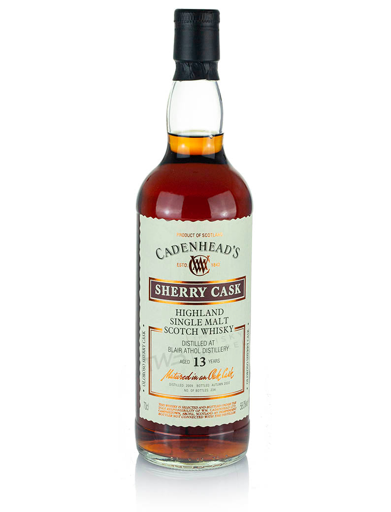 ブレアアソール 13年 2009 ケイデンヘッド シェリーカスク (2022)