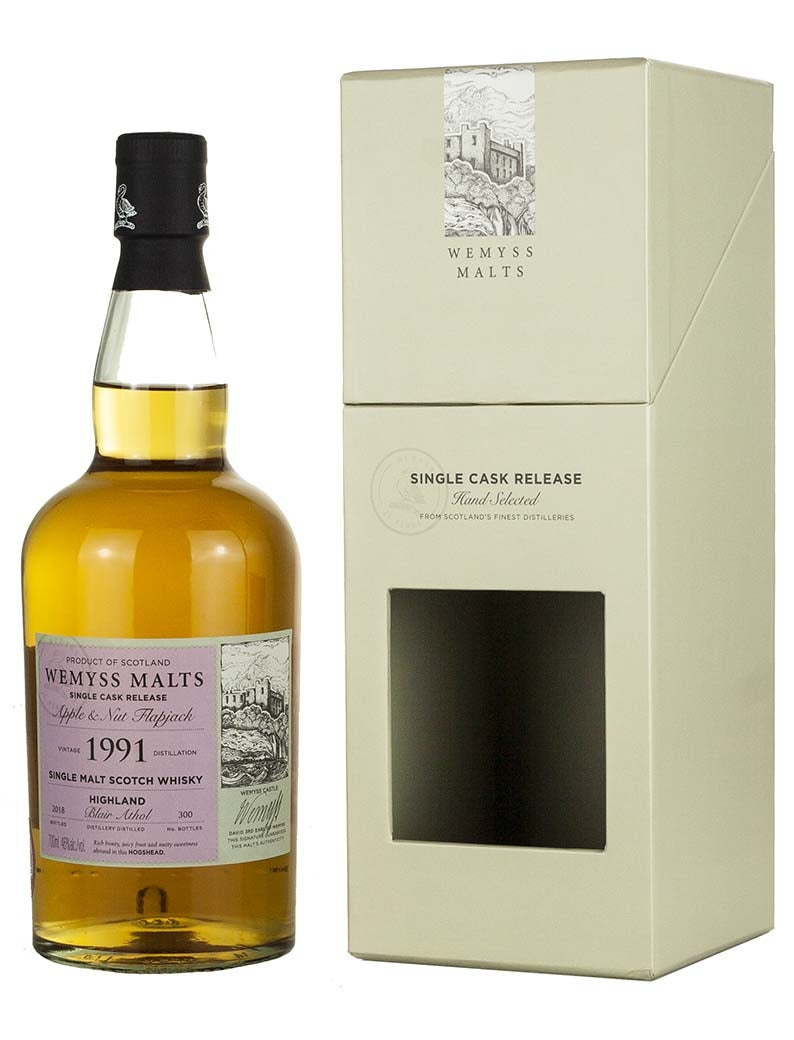 ブレアアソール 26年 1991 アップル&ナッツフラップジャック ウェミス