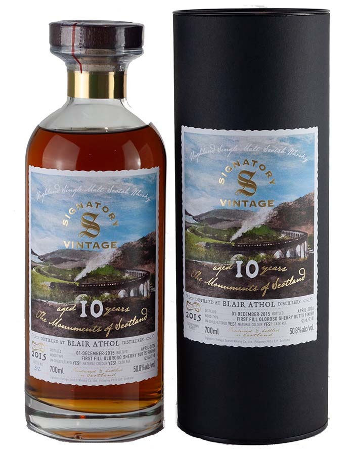 Blair Athol 10 Year Old 2015 Signatory The Monuments Glenfinnan Viaduct