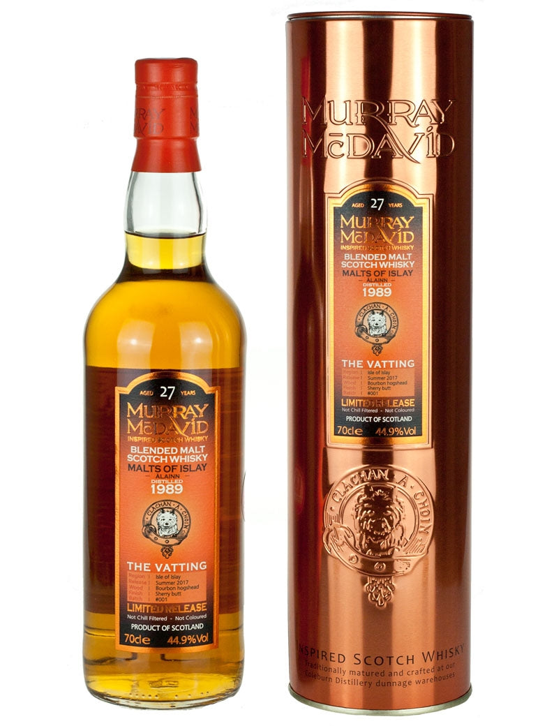 ブレンデッドスコッチ アレイン モルツ オブ アイラ 27年 1989 マーレイ・マクダヴィッド