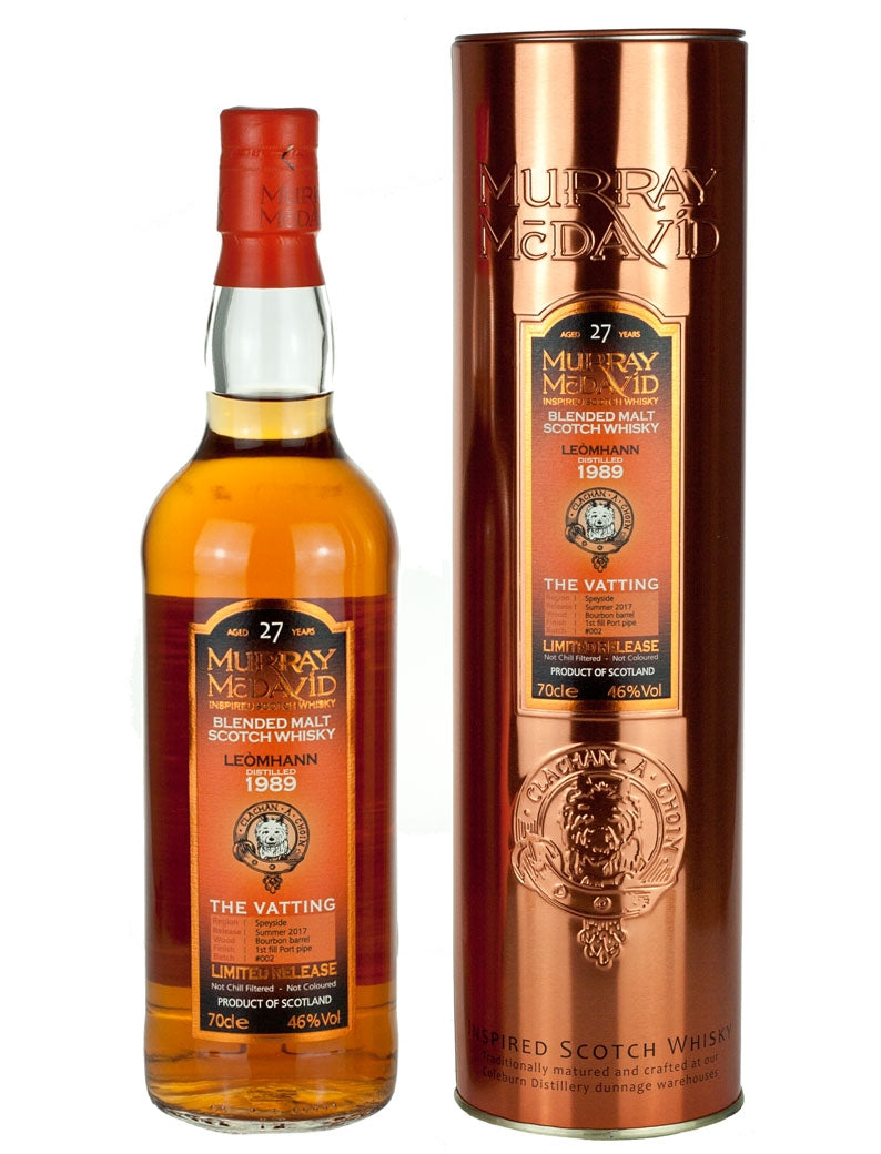 ブレンデッドスコッチ レオマン 27年 1989 マーレイ・マクダヴィッド