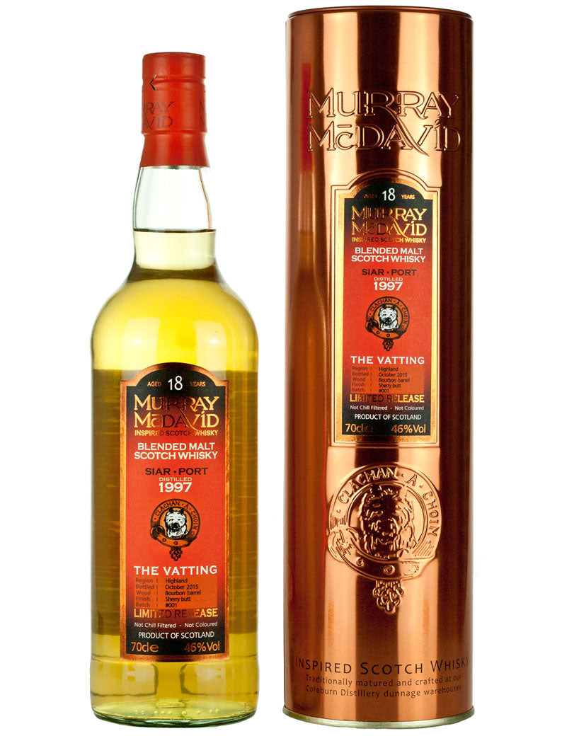 Blended Scotch Siar Port 18 Year Old 1997 Murray McDavid
