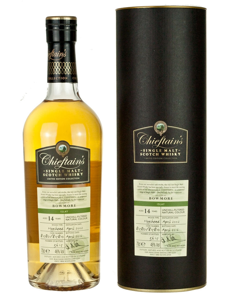 Bowmore 14 Year Old 2002 Chieftain's