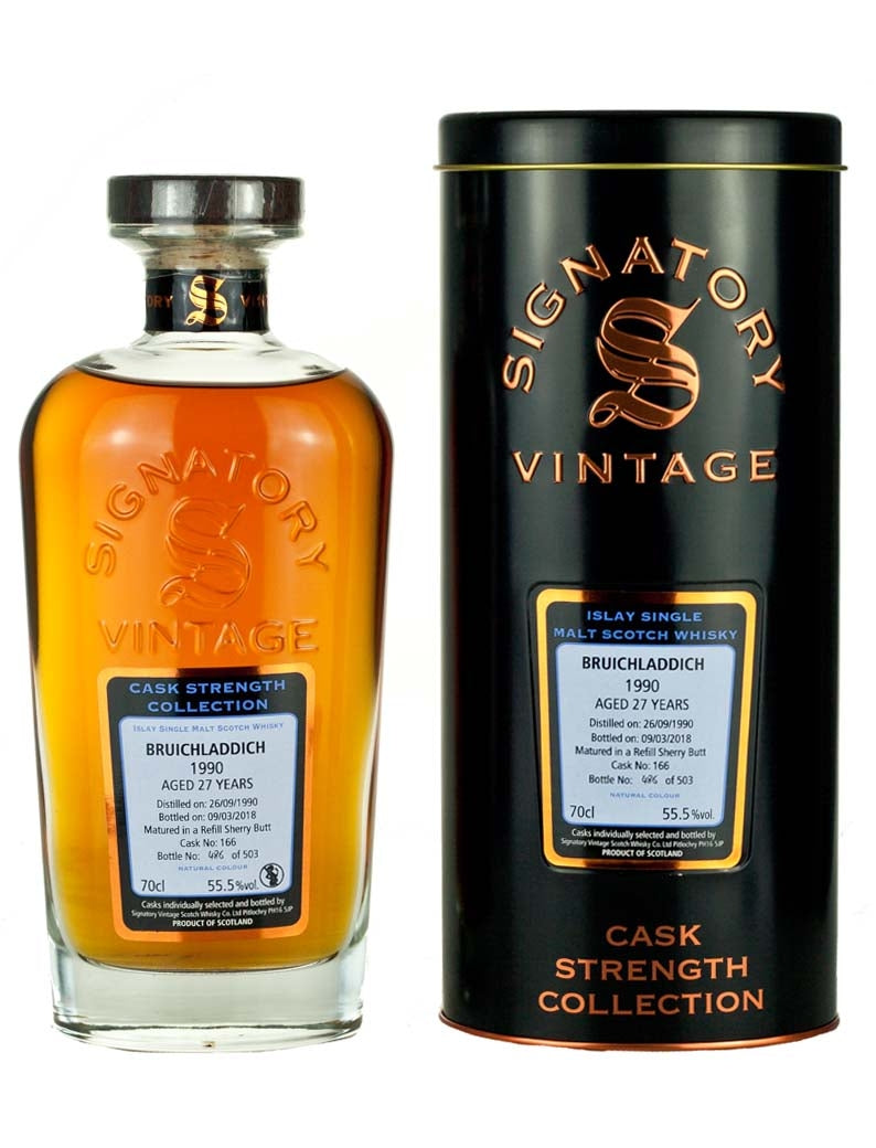 ブルイックラディ 27年 1990 シグナトリー カスクストレングス