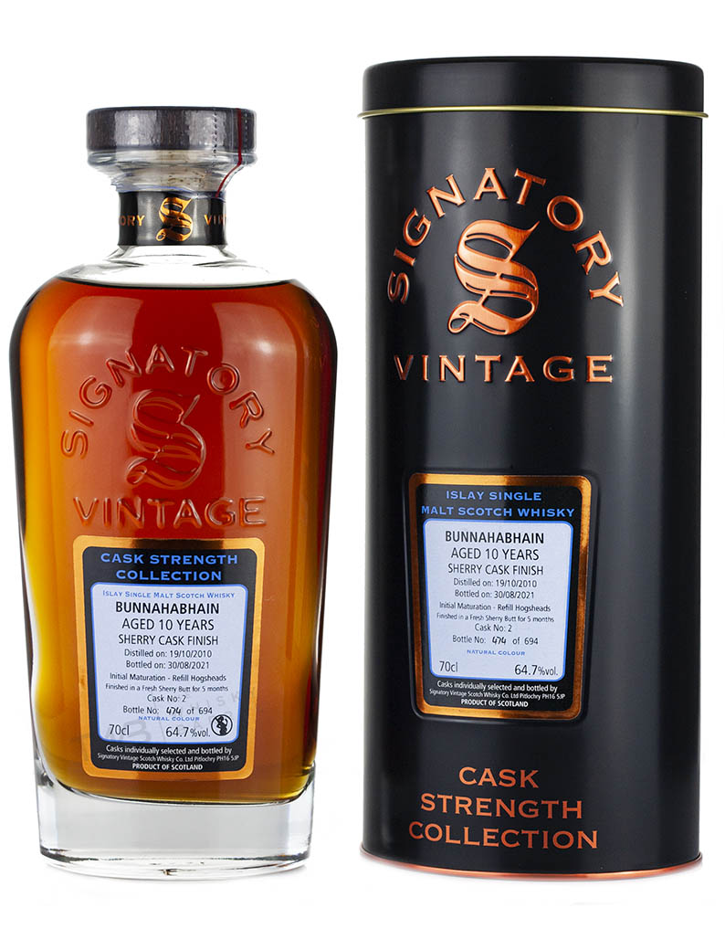 ブナハーブン 10年 2010 シグナトリー カスクストレングス