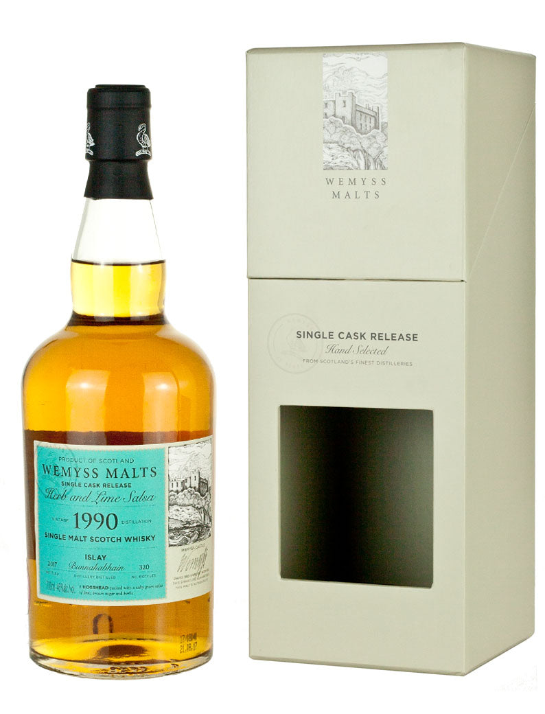 ブナハーブン 26年 1990 ハーブ&ライムサルサ ウェミス