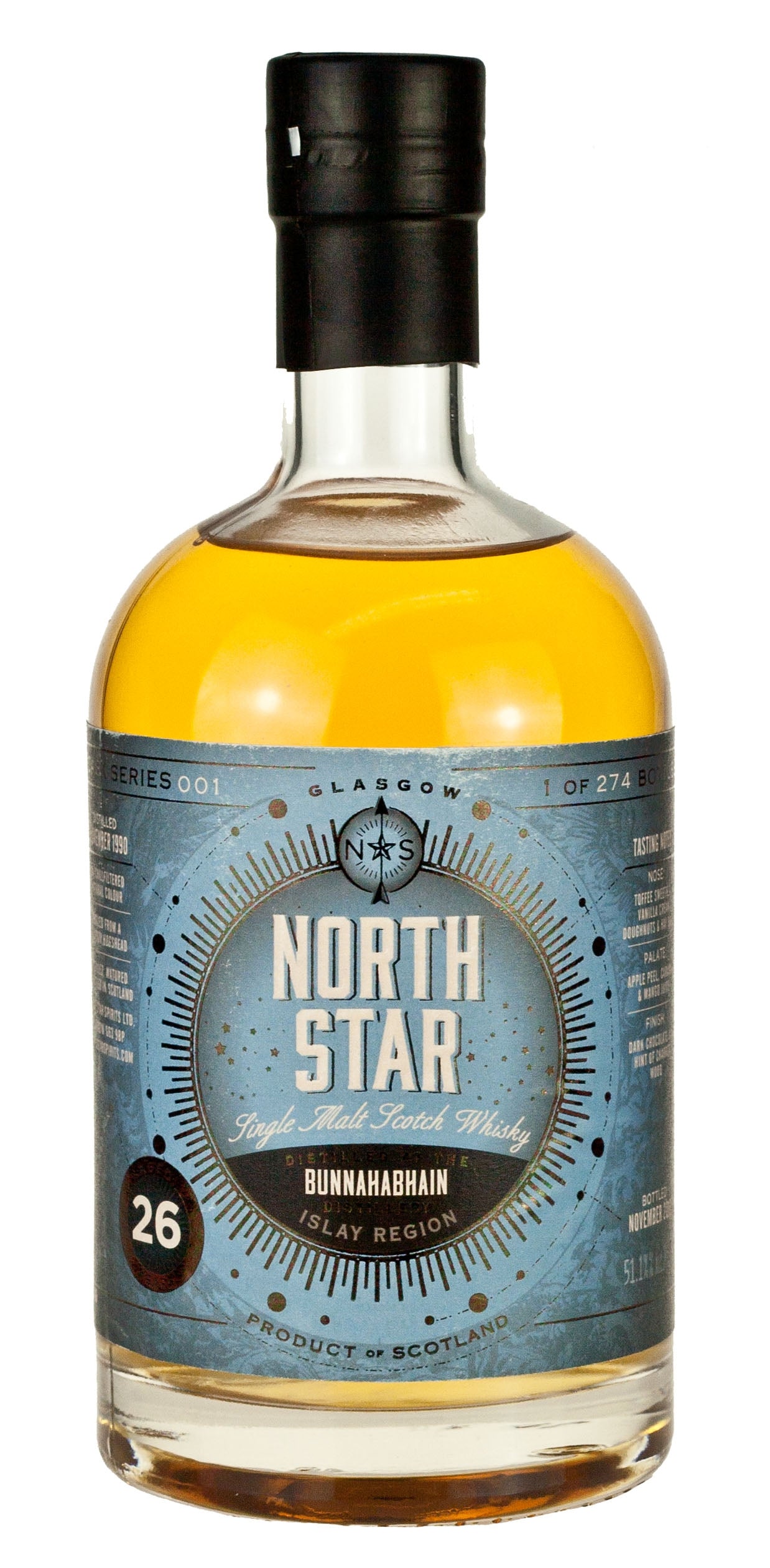 ブナハーブン 26年 1990 ノーススター スピリッツ