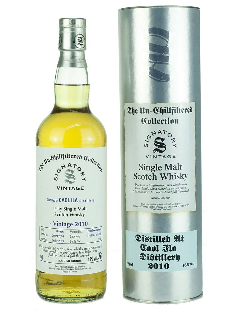 カリラ 8年 2010 シグナトリー ノンチルフィルタード