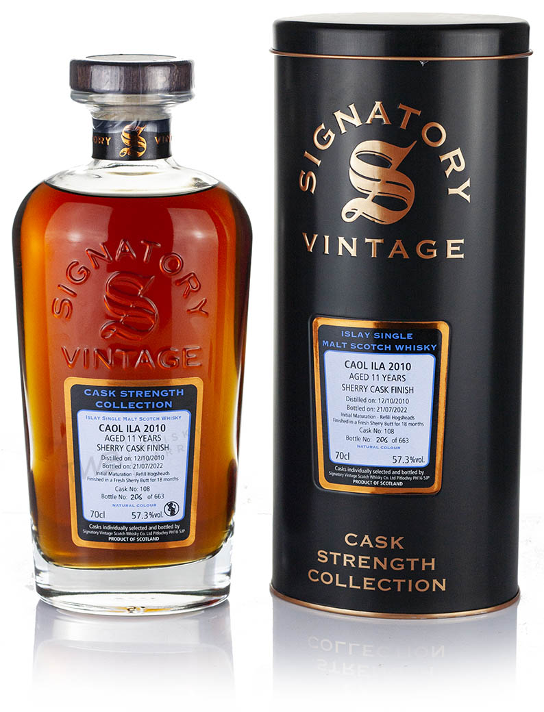 Caol Ila 11 Year Old 2010 Signatory Cask Strength