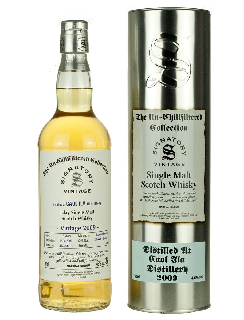 カリラ 8年 2009 シグナトリー ノンチルフィルタード