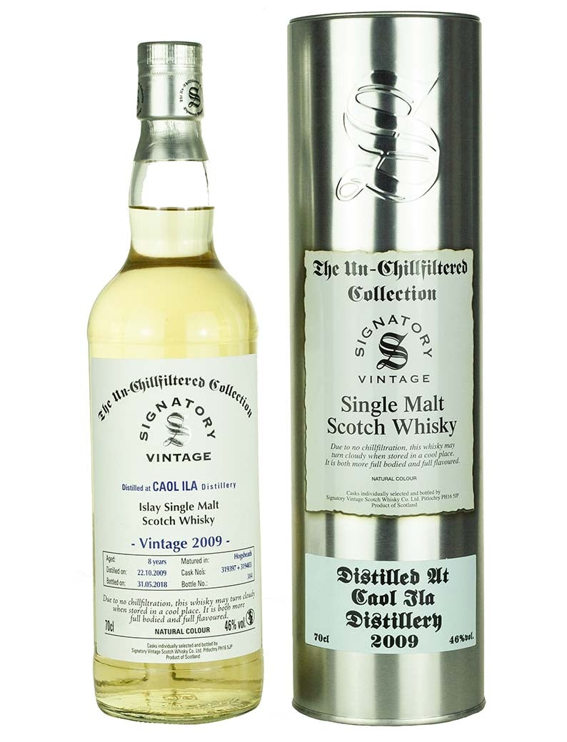 カリラ 8年 2009 シグナトリー ノンチルフィルタード