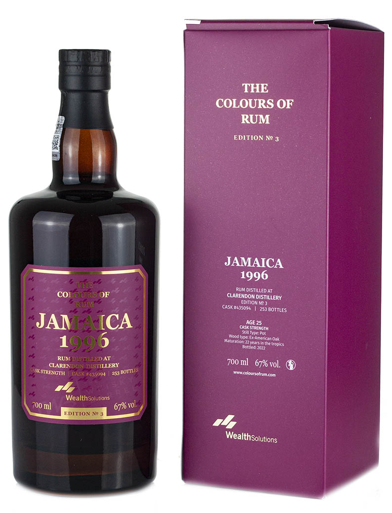 クラレンドン 25年 1996 ザ・カラーズ・オブ・ラム エディション3
