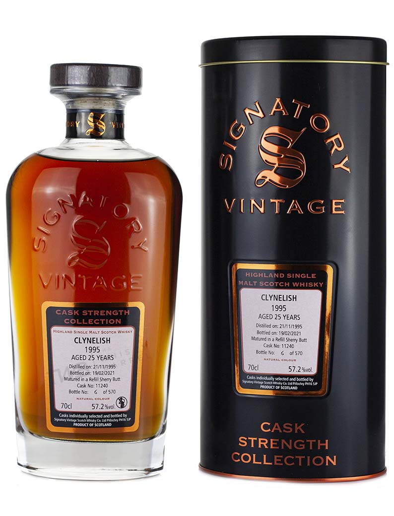 クライヌリッシュ 25年 1995 シグナトリー カスクストレングス