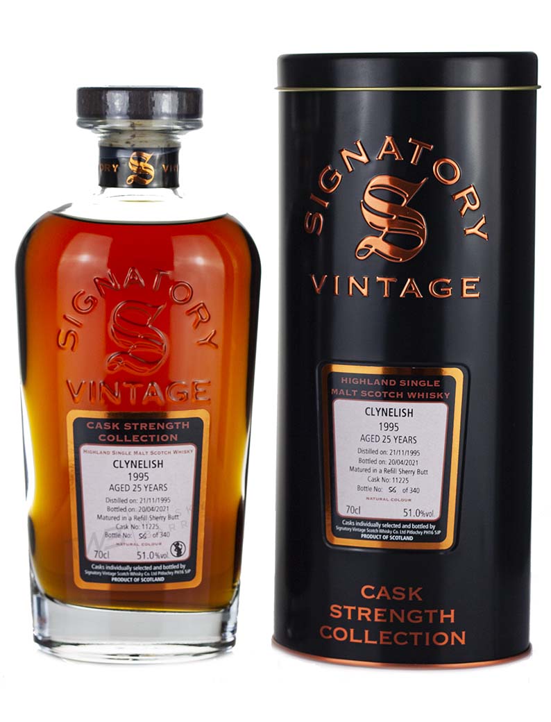 クライヌリッシュ 25年 1995 シグナトリー カスクストレングス