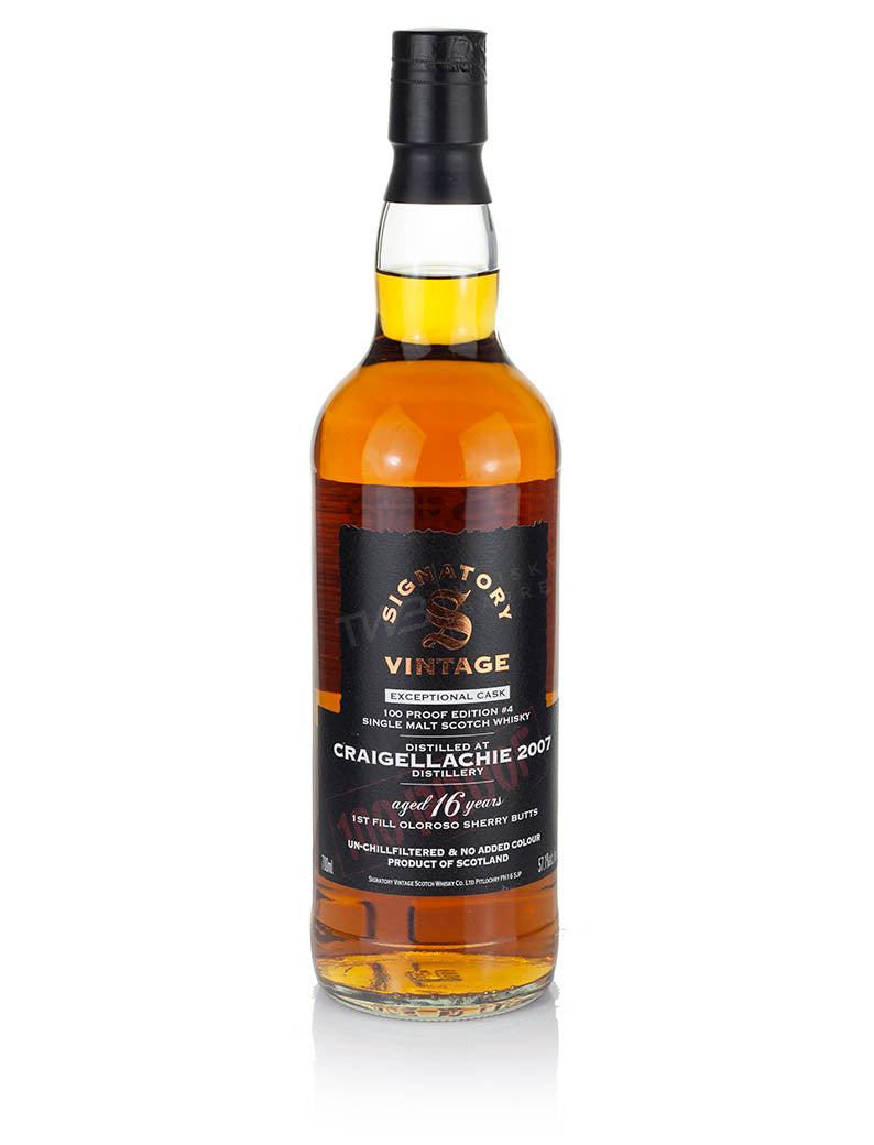 クライゲラヒー 16年 2007 シグナトリー エクセプショナルカスクエディション #4