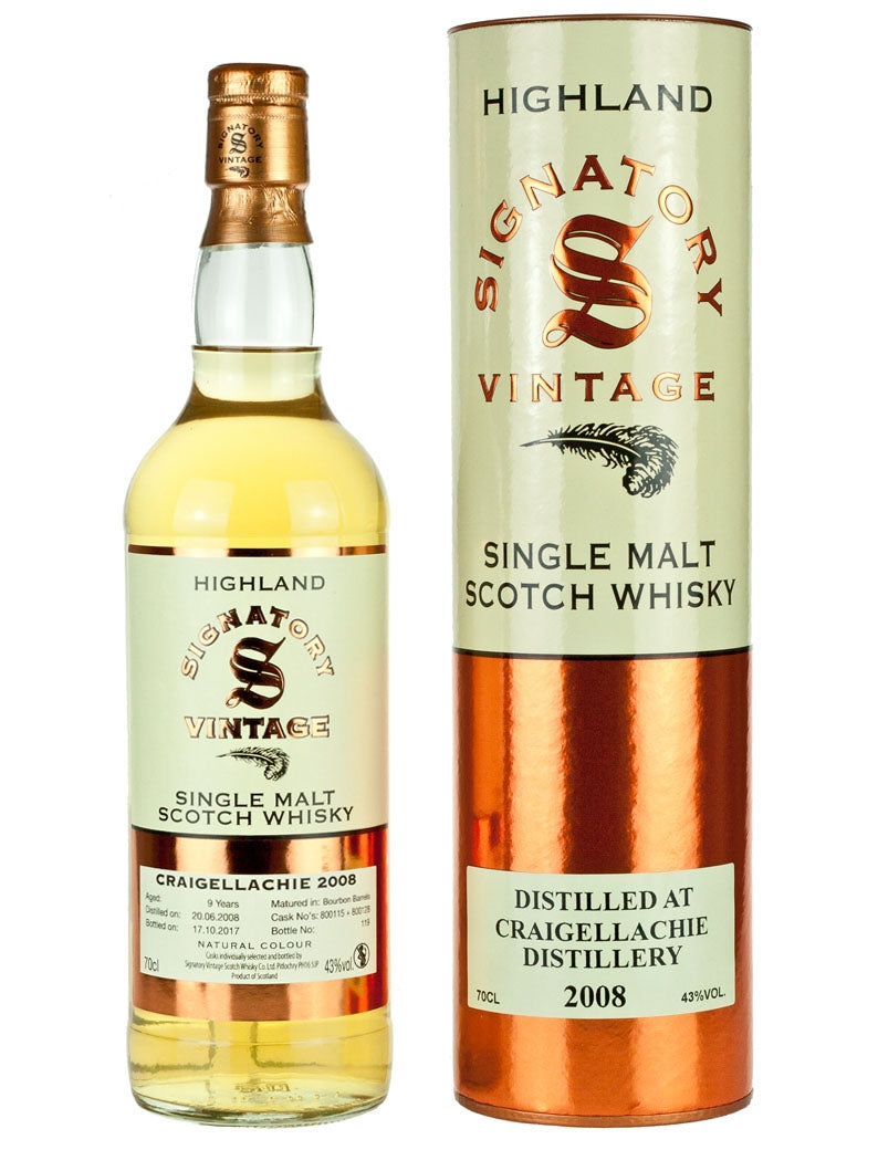 クライゲラヒ 9年 2008 シグナトリー ハイランド