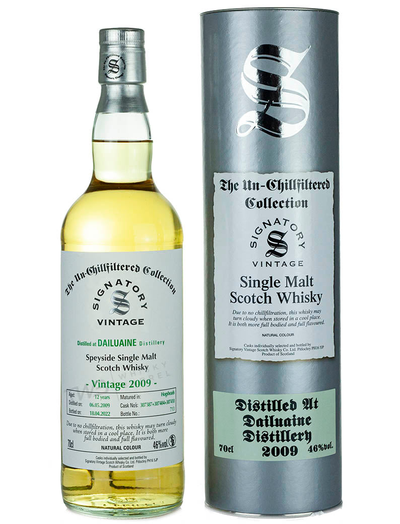 Dailuaine 12 Year Old 2009 Signatory Un-Chillfiltered