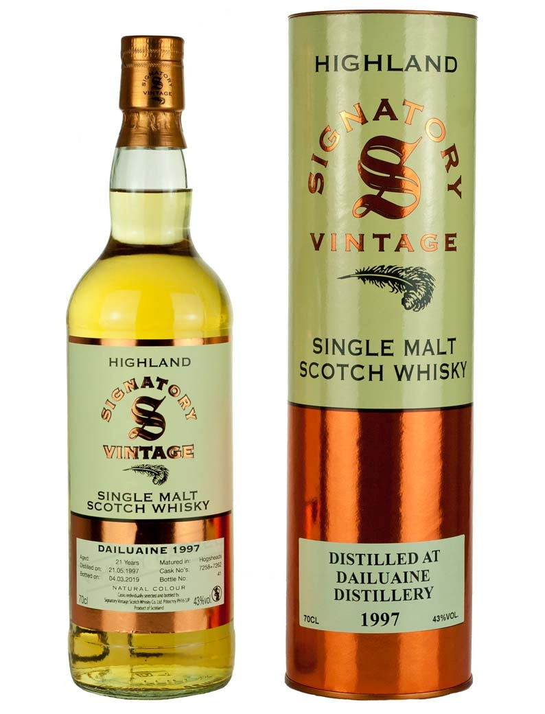 Dailuaine 21 Year Old 1997 Signatory Highland